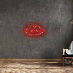 LED neon sign “LIPS”