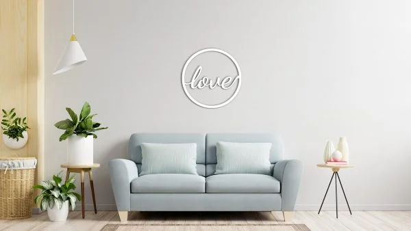 Sieninė dekoracija "LOVE" - Image 2