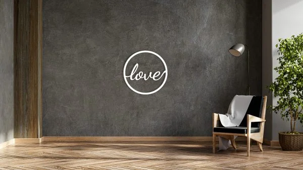 Sieninė dekoracija "LOVE" - Image 3