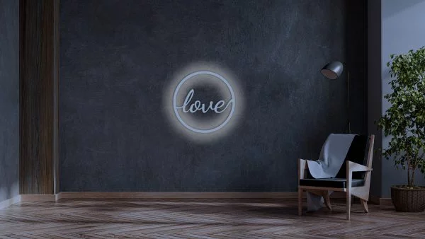 Sieninė dekoracija "LOVE" - Image 5