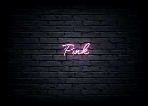 Led neon sign “Pink”