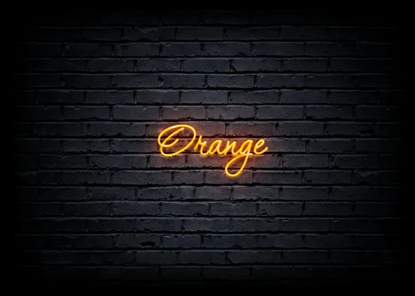 Led neon sign "Orange" - Image 2