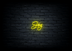 Led neon sign “Joy