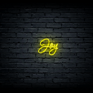 Led neon sign “Joy