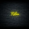 Led neono iškaba "Relax"