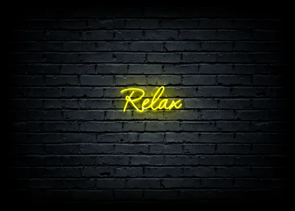Led neono iškaba "Relax"