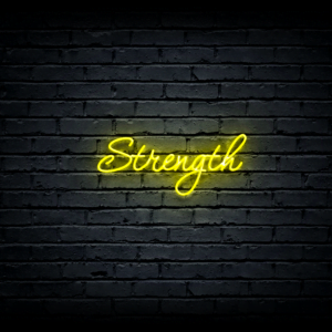Led neon sign “Strength”