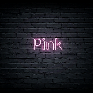 Led neon sign “Pink”