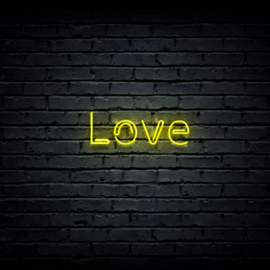 Led neon sign “Love