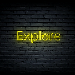 Led neon sign “Explore”