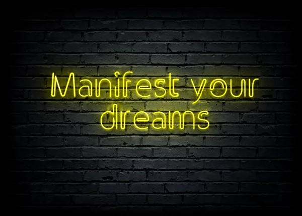 Led neono iškaba "Manifest your dreams" - Image 2