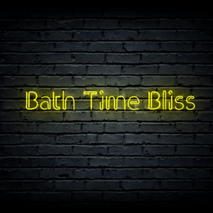 Led neon sign “Bath Time Bliss”