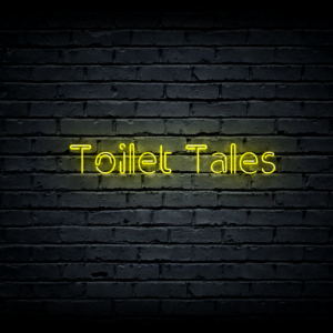 Led neono iškaba „Toilet Tales”