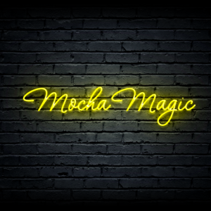 Led neono iškaba „Mocha Magic”