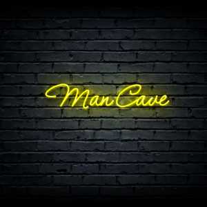 Led neono iškaba „Man Cave”