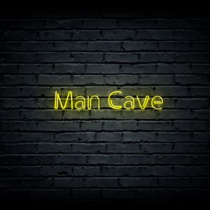 Led neono iškaba „Man Cave”