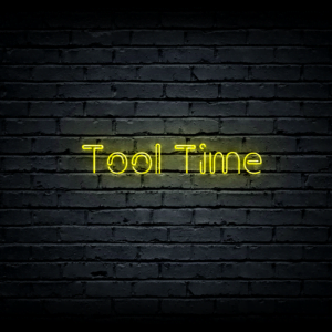 Led neon sign “Tool Time”