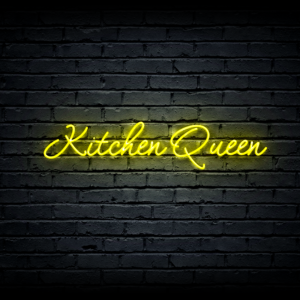 Led neono iškaba „Kitchen Queen”