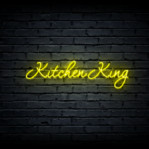 Led neono iškaba „Kitchen King”