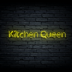 Led neono iškaba „Kitchen Queen”