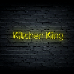 Led neono iškaba „Kitchen King”