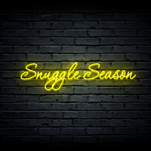 Led neono iškaba „Snuggle Season”