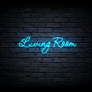 Led neon sign “Living Room”