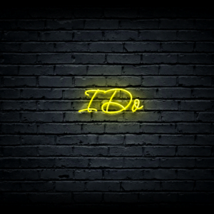 Led neon sign “I Do”