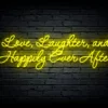Led neon sign "Love, Laughter, and Happily Ever After" - Image 2