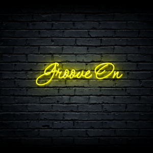 Led neon sign “Groove On”