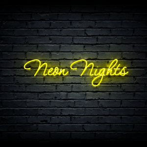 Led neon sign “Neon Nights”