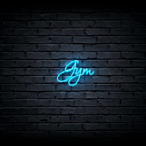 Led neon sign “Gym”