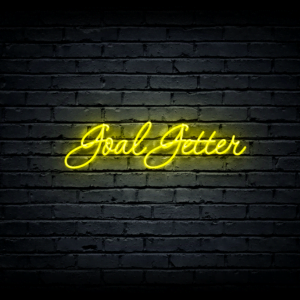 Led neon sign “Goal Getter”