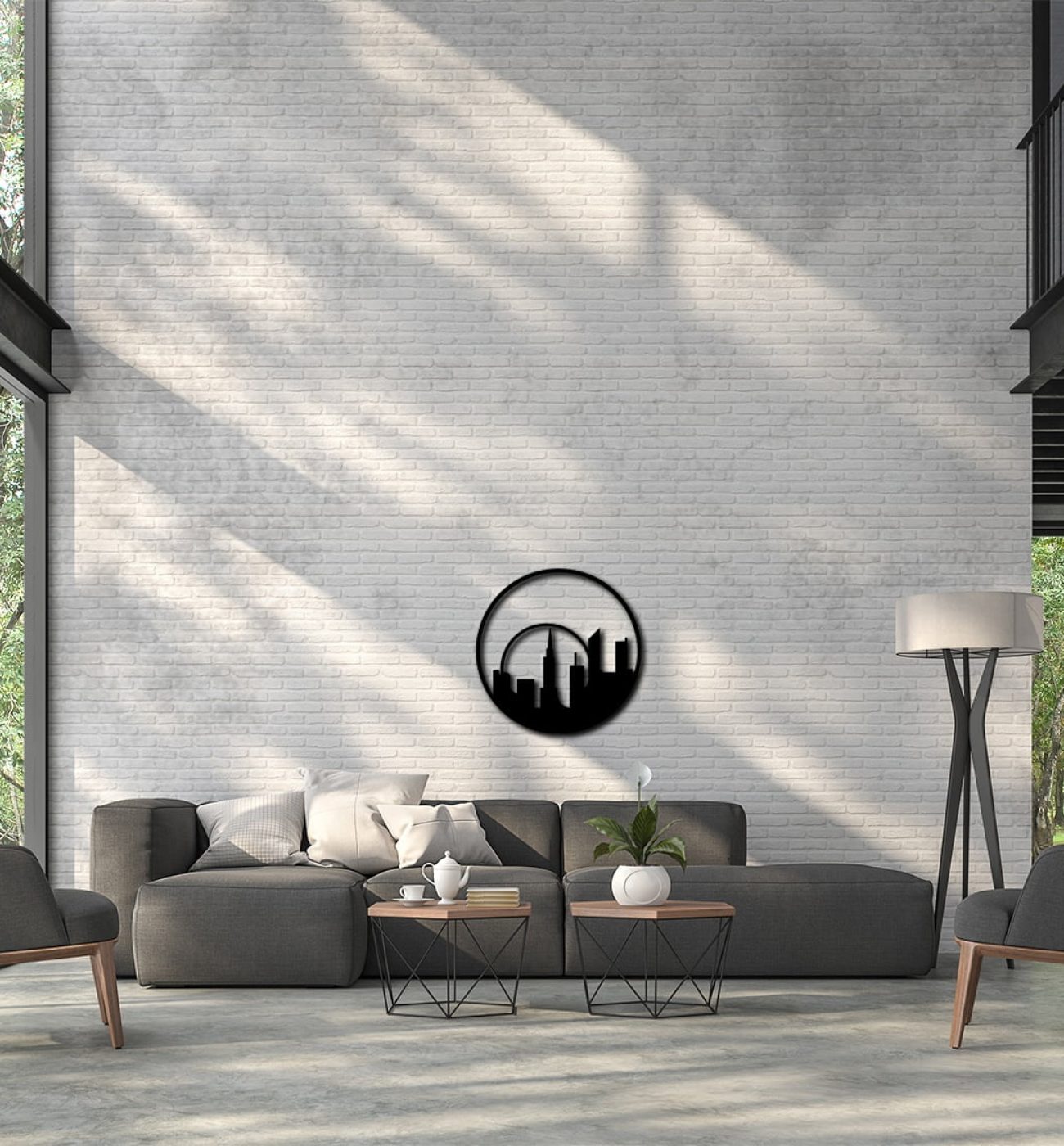 Sieninė dekoracija "MIESTO PANORAMA"